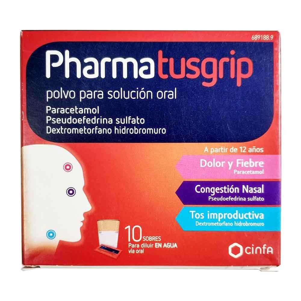 Pharmagrip Tos y Congestión 10 Sobres Polvo para Solución Oral