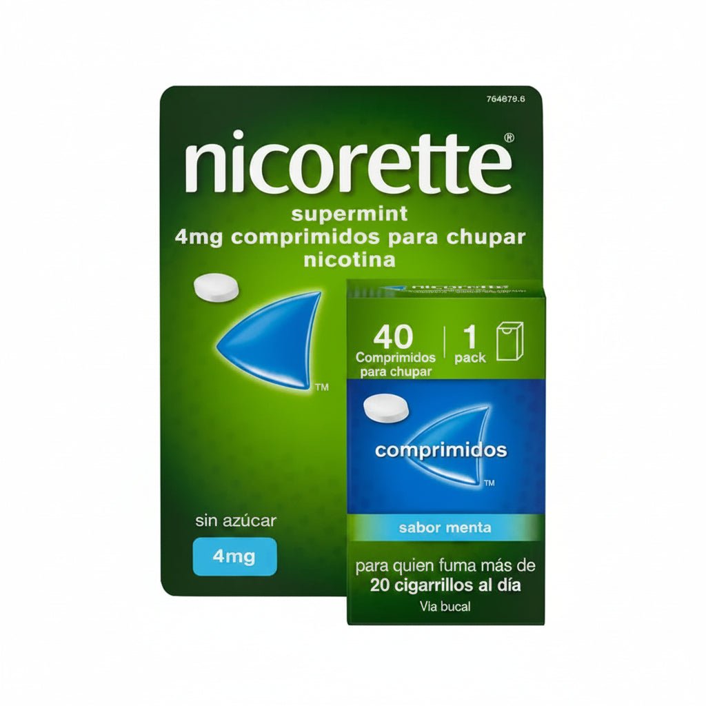 Nicorette Supermint Efg 4 mg 40 Comprimidos Para Chupar