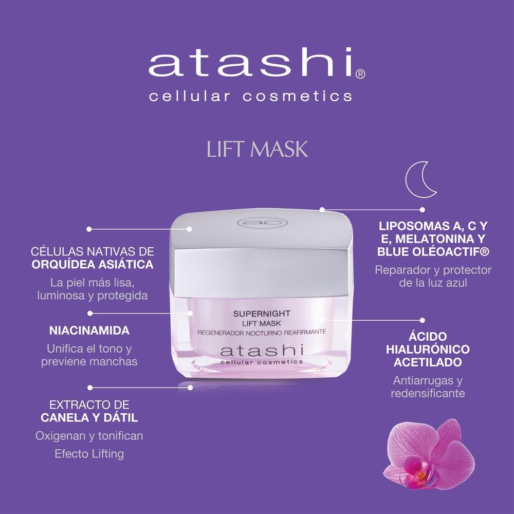 ATASHI Supernight Mascarilla Efecto Lifting 50 ml-4