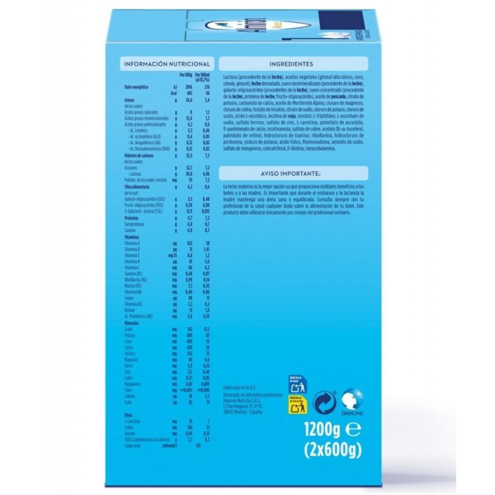 AMIDO Advance 1 con Latte Pronutra per Lattanti Confezione 3x1200gr