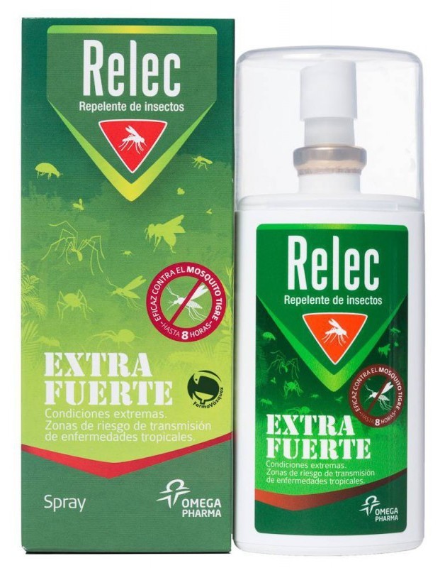 Relec Extra Fuerte Repelente Mosquitos Spray 75ML-1
