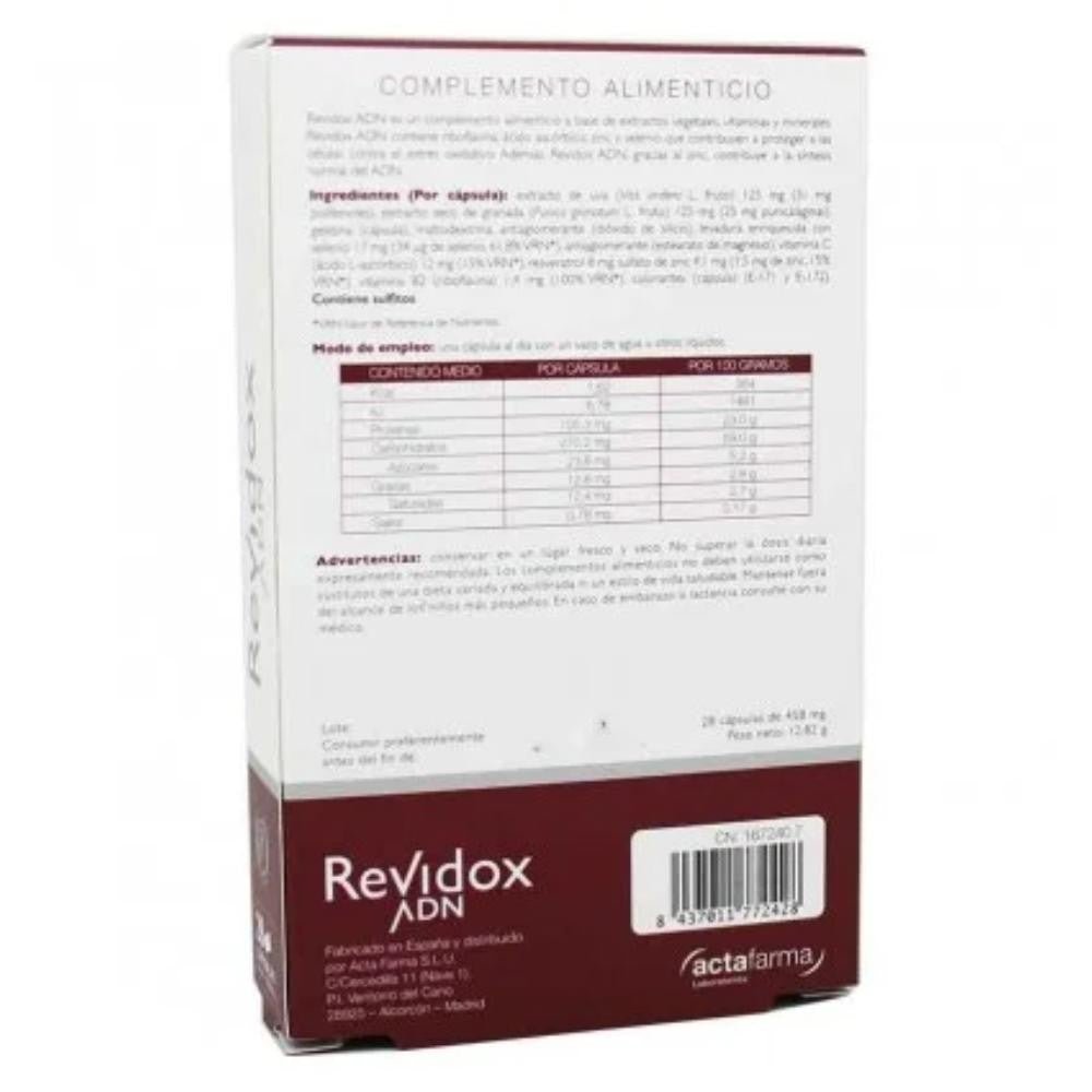 REVIDOX ADN 28 Cápsulas-2