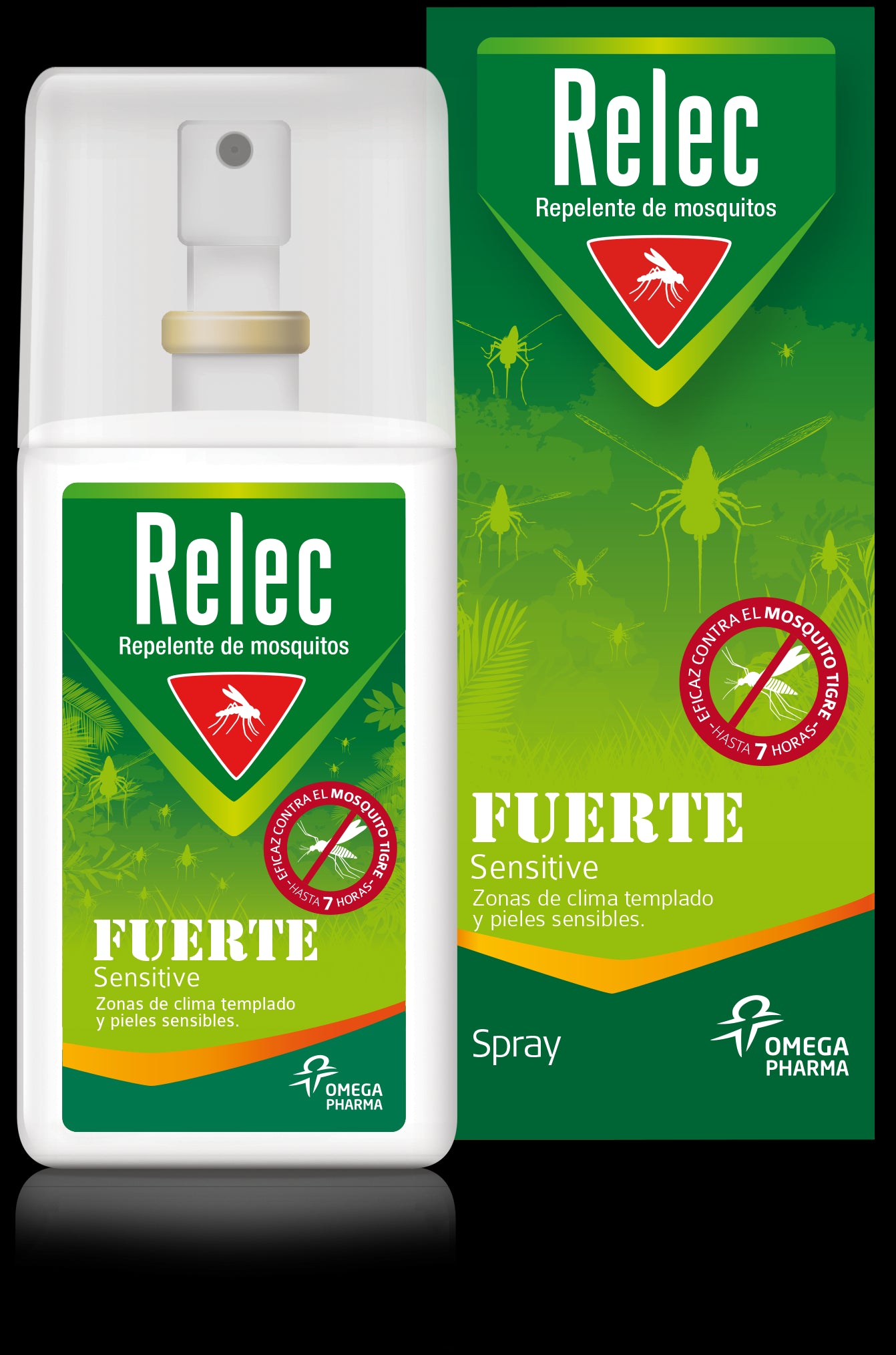 Relec Fuerte Sensitive Repelente Mosquitos Spray 75ML-1