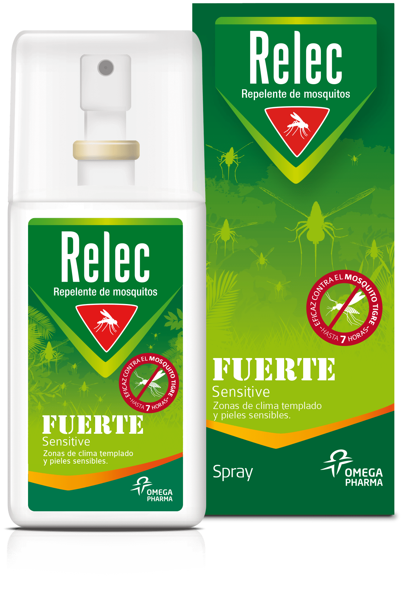 Relec Fuerte Sensitive Repelente Mosquitos Spray 75ML-1