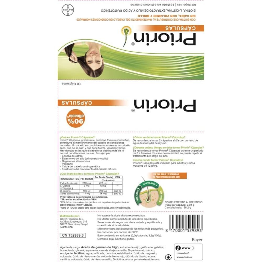 PRIORIN Cuádruplo 4x60, 240 cápsulas-9