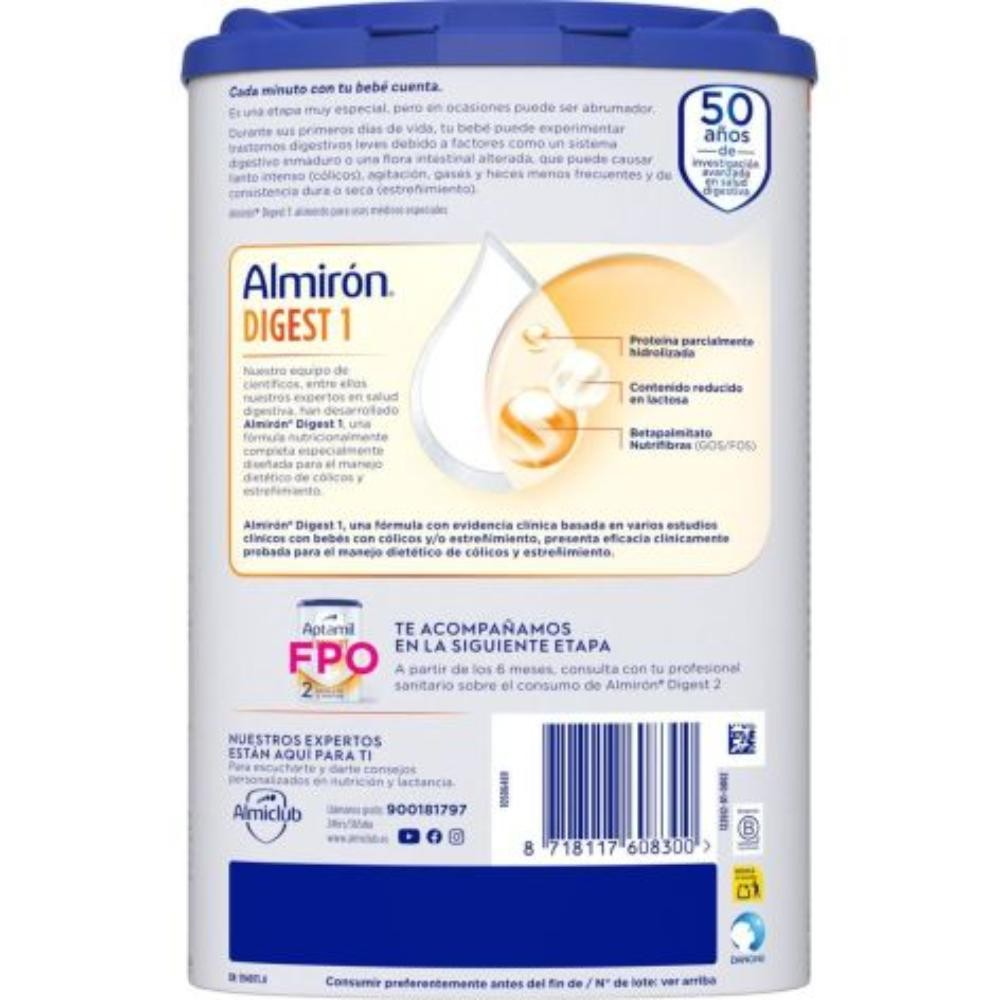 ALMIRÓN Digest 1 Leche para Lactantes 800gr-12