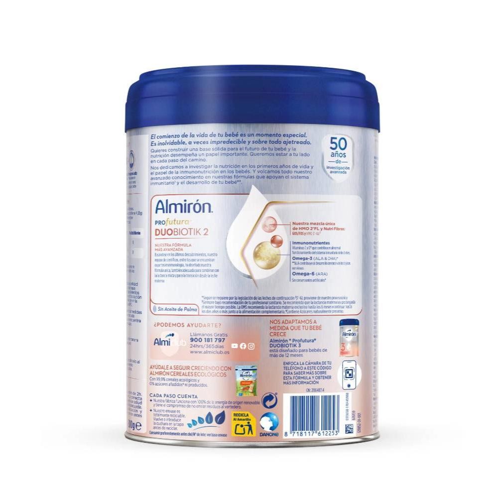 ALMIRÓN 2 Profutura Leche de Continuación Duobiotik Pack 4x800g