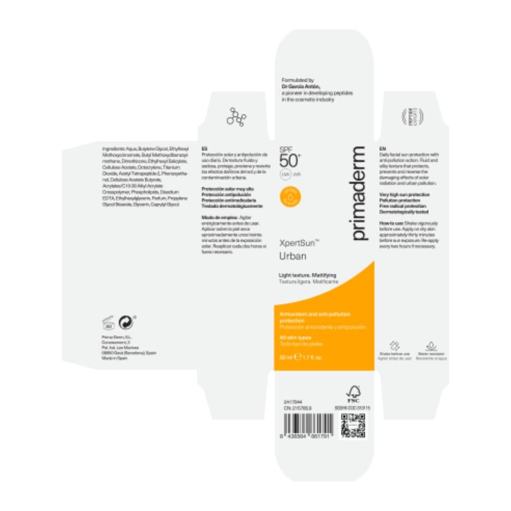 Primaderm Xpertsun Urban SPF50+ 50ml-3
