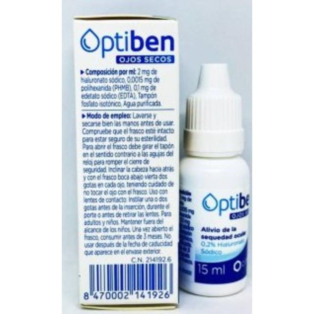 Optiben Ojos Secos Colirio 15 ml-2