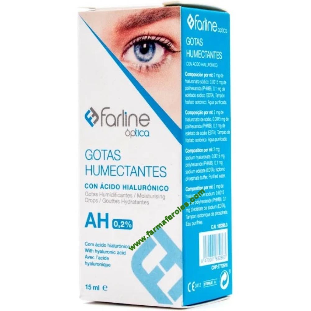 FARLINE Óptica Gotas Humectantes 0,2% Ácido Hialurónico 15ml-2