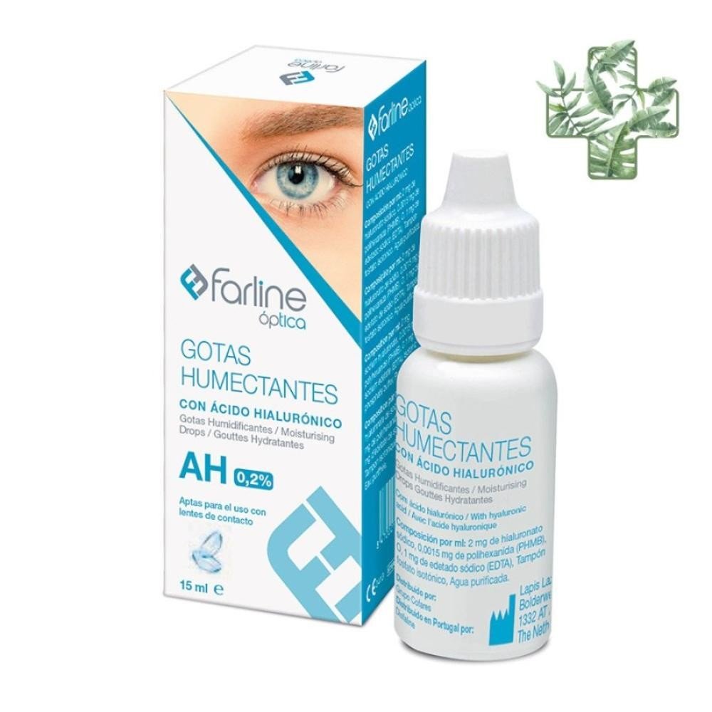 FARLINE Óptica Gotas Humectantes 0,2% Ácido Hialurónico 15ml-3