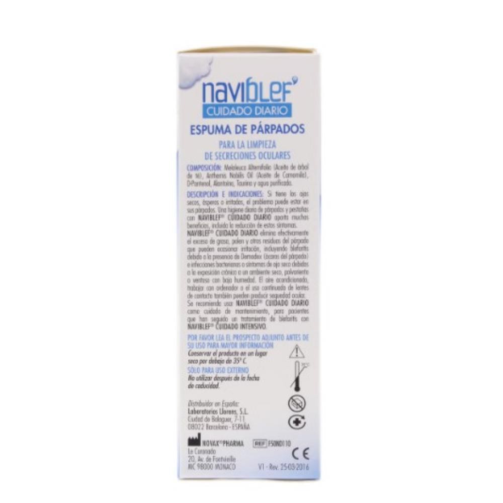 Naviblef Espuma de Párpados Cuidado Diario 50ml-2