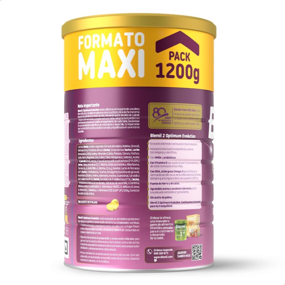 BLEMIL 2 Optimum Evolution Leche de Continuación Maxi 1200g-3