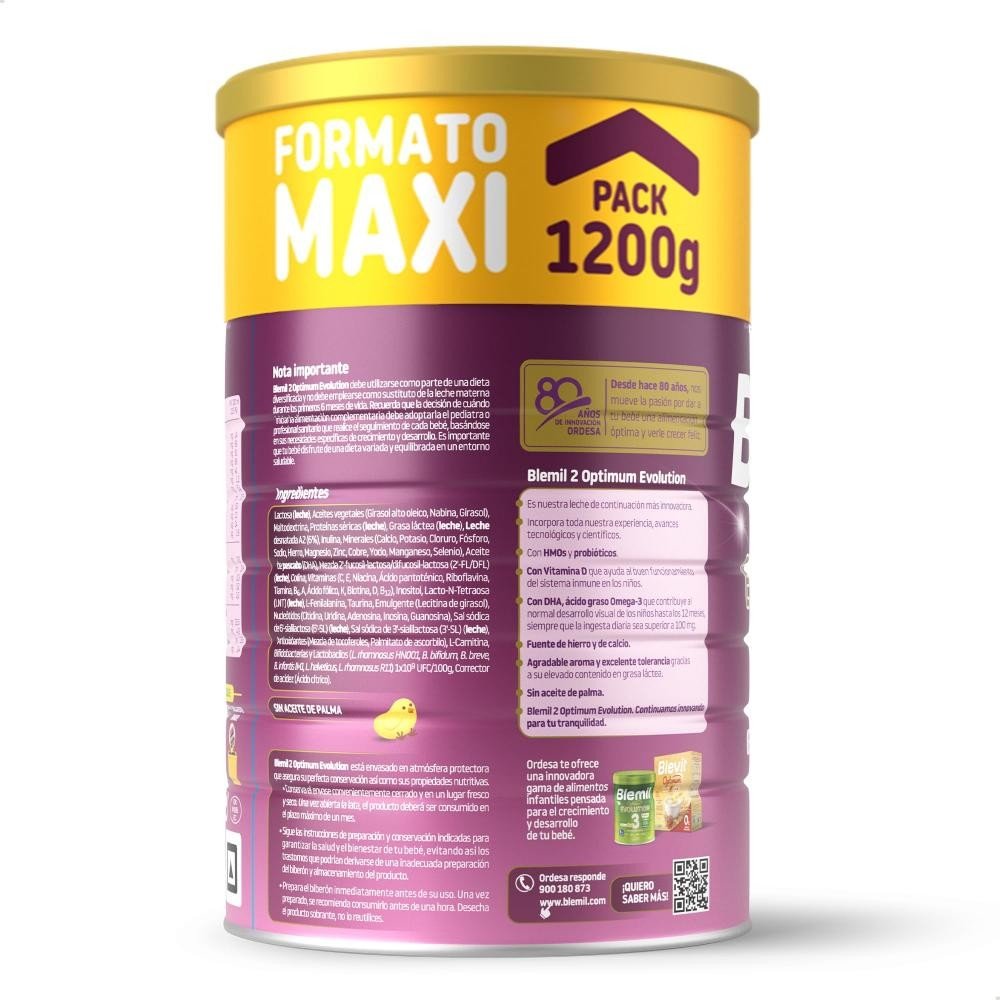 BLEMIL 2 Optimum Evolution Leche de Continuación Maxi 1200g-3