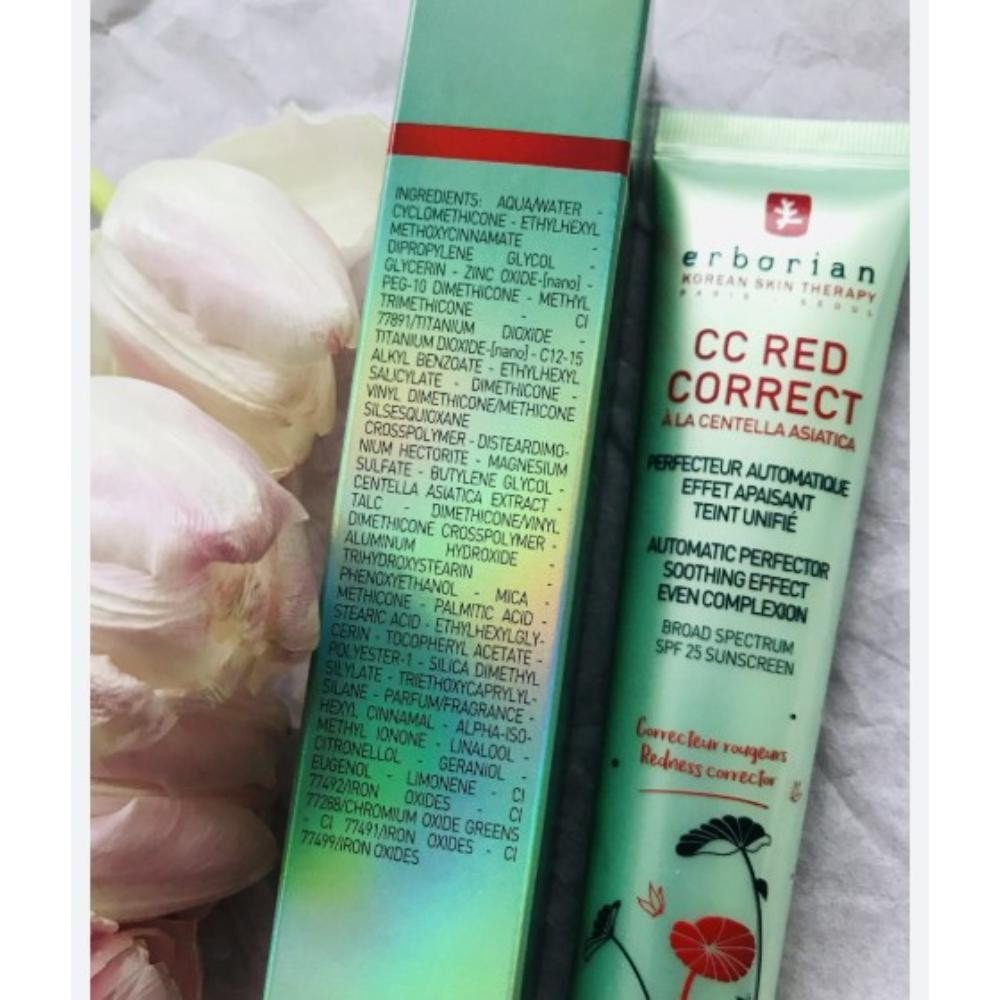 Erborian CC Red Correct Corrector anti-rojeces hidratante con PFS25-4