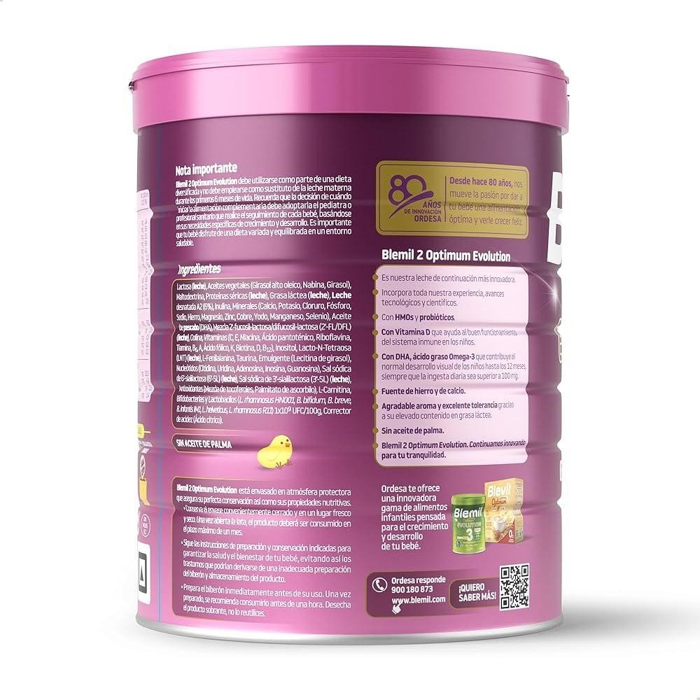 Blemil 2 Optimum Evolution 2ª un 30% dto 2x800g-3