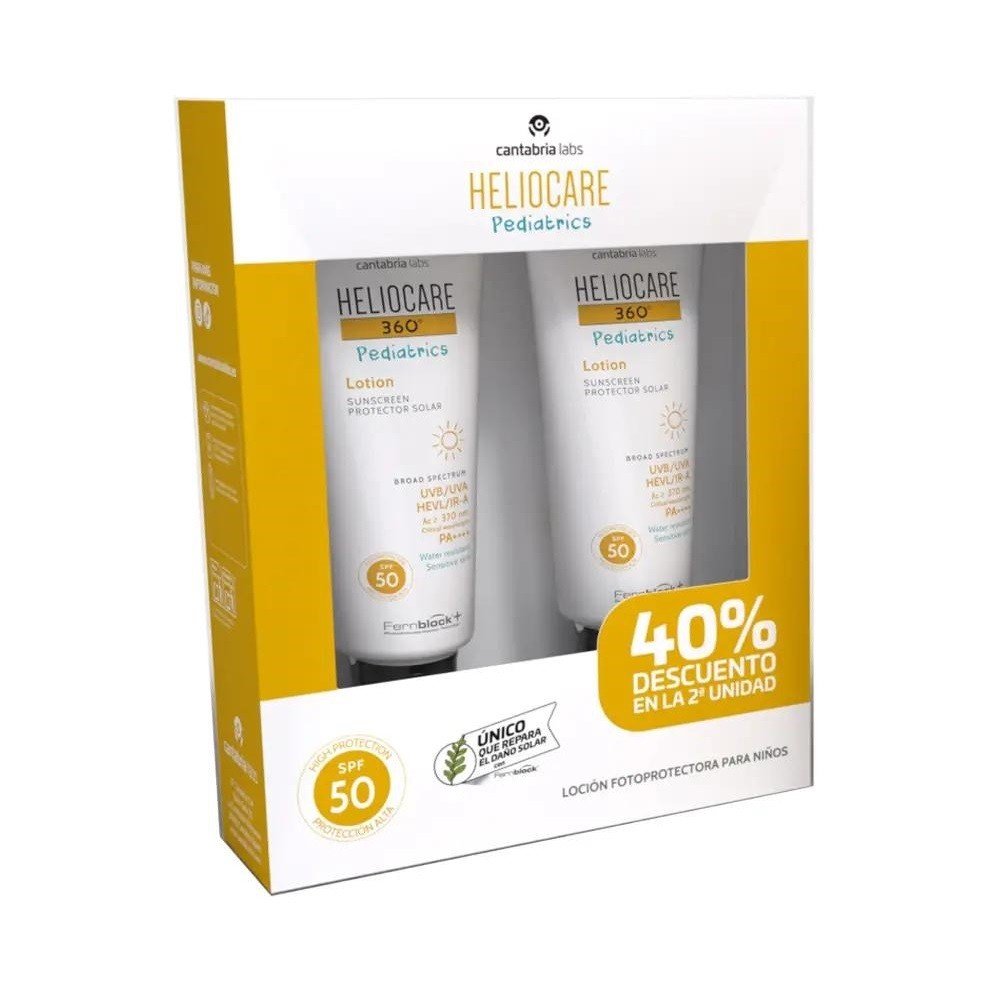 Heliocare 360º Pediatrics Lotion SPF50 Duplo 2x200 ml-1