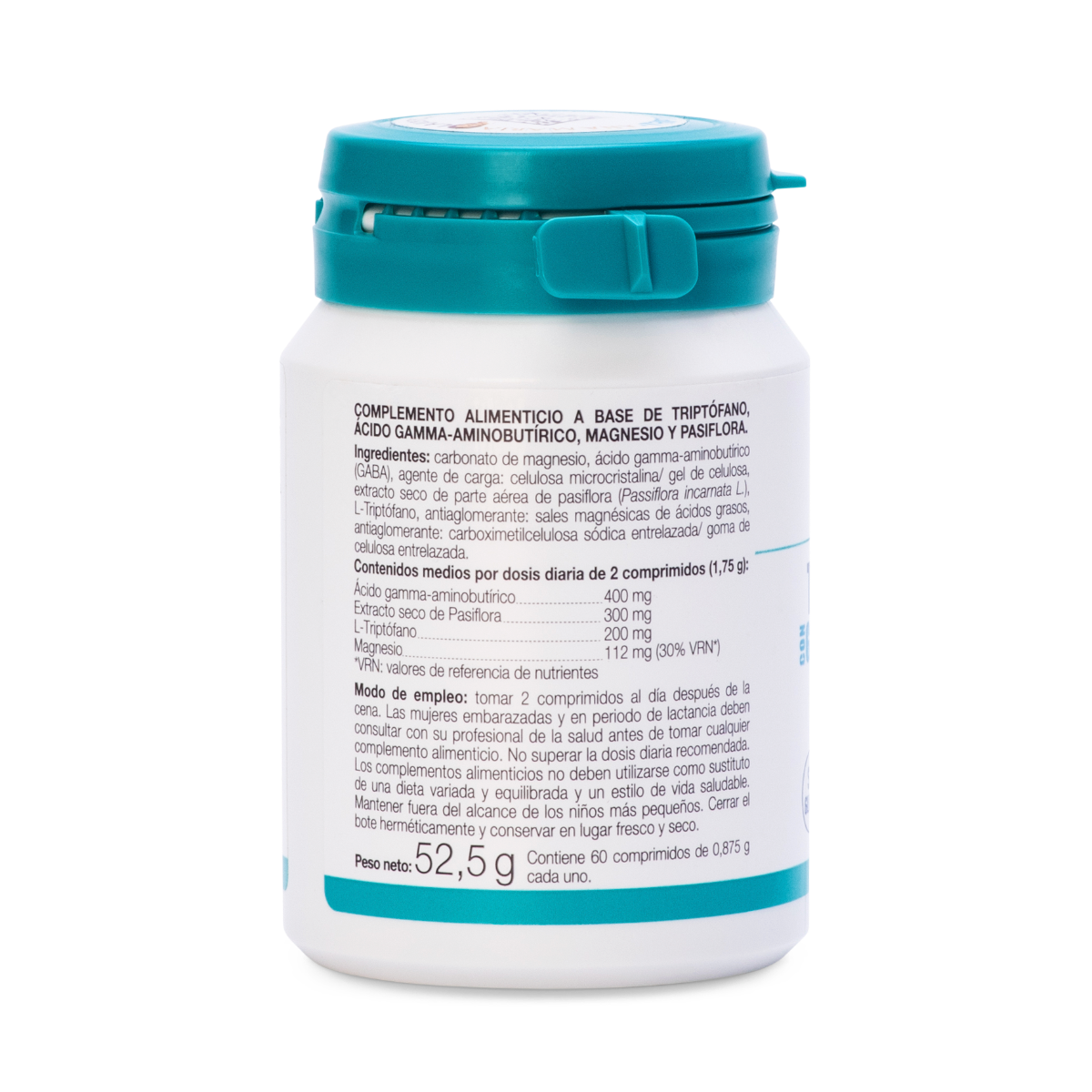 ANA MARÍA LAJUSTICIA Tryptophan mit Gaba + Passionsblume und Magnesium 60 Tabletten