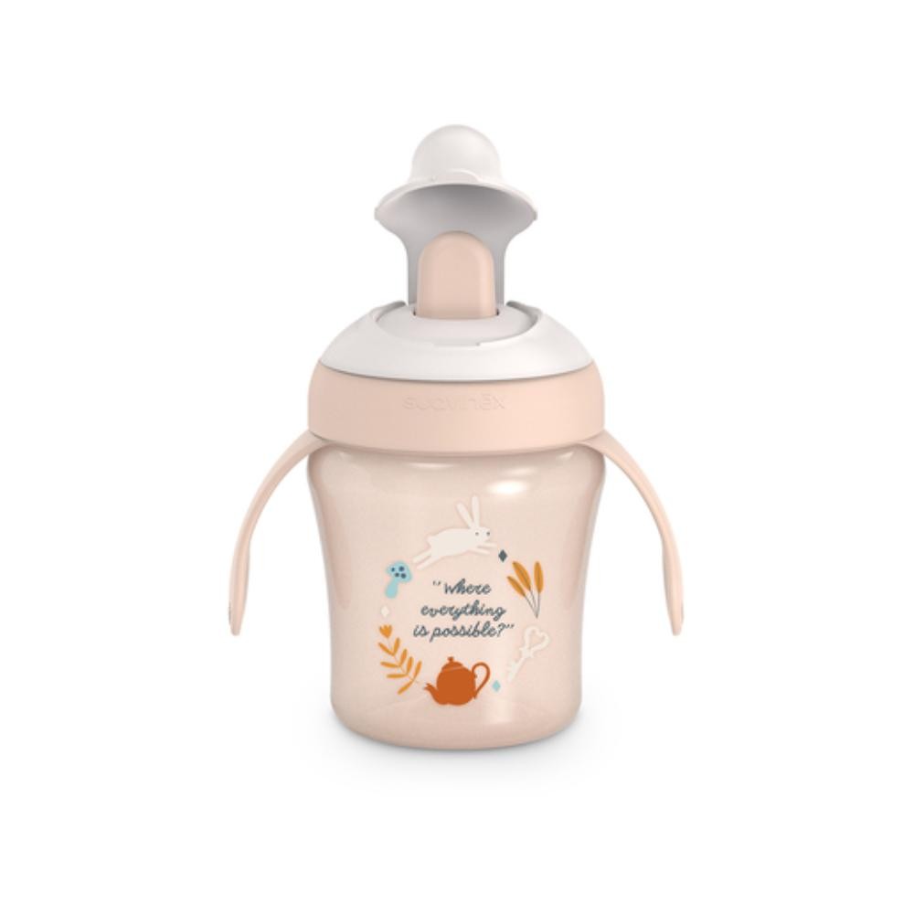 SUAVINEX Taza Antiderrame Rosa Conejo 1 ud-2