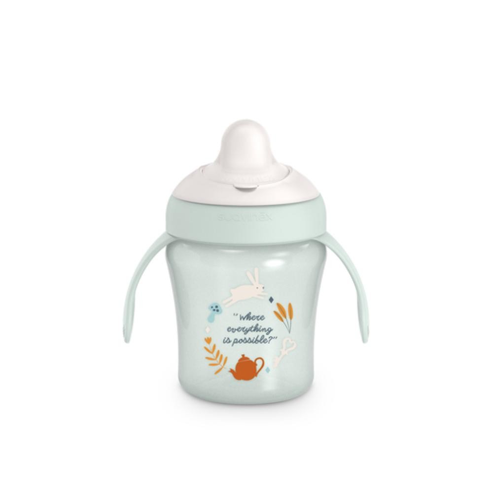 SUAVINEX Taza Antiderrame Verde Conejo 1 ud-1