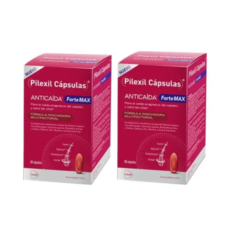 Pilexil Anticaída Forte Max Duplo 2x60 Cápsulas-4
