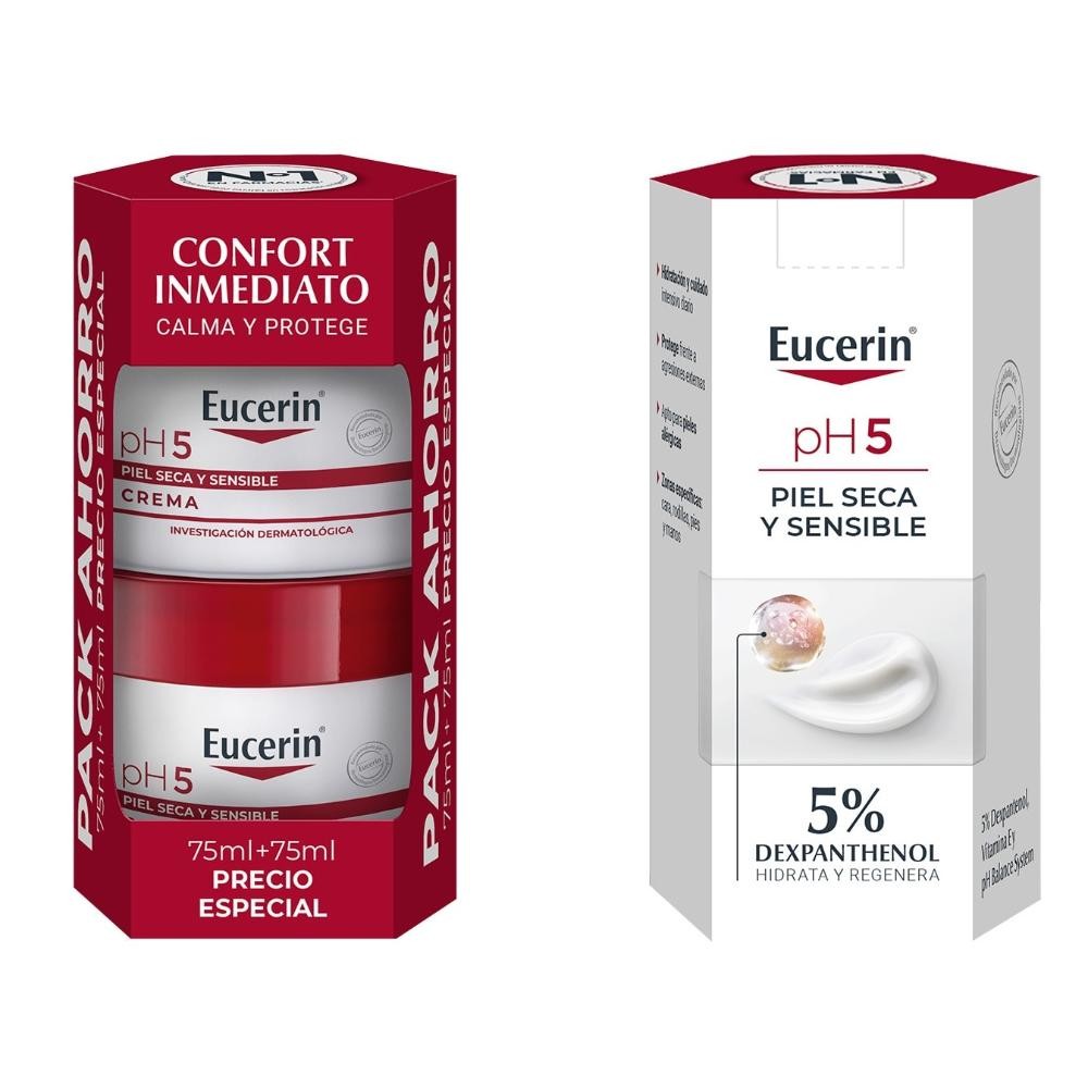 Eucerin pH 5 Crema Duplo 2x75 ml-1