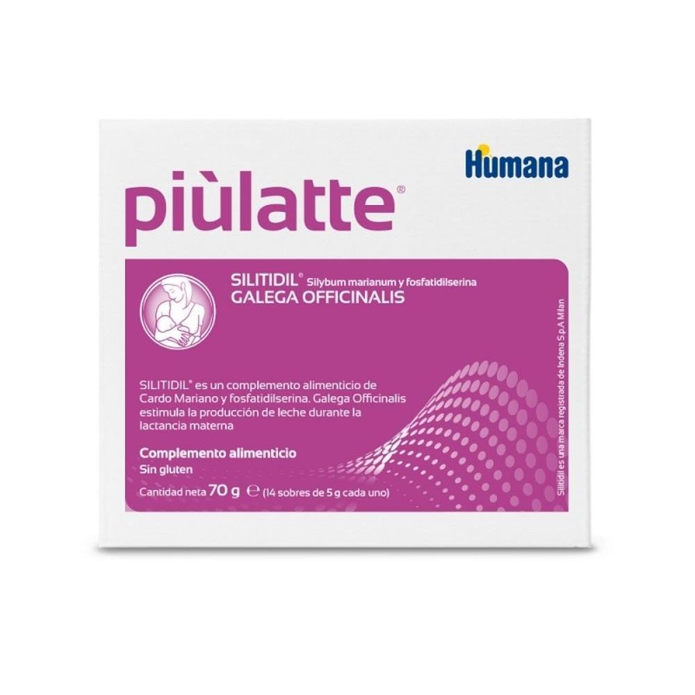 PIULATTE Producción Leche Materna Duplo 2x14 Sobres-6