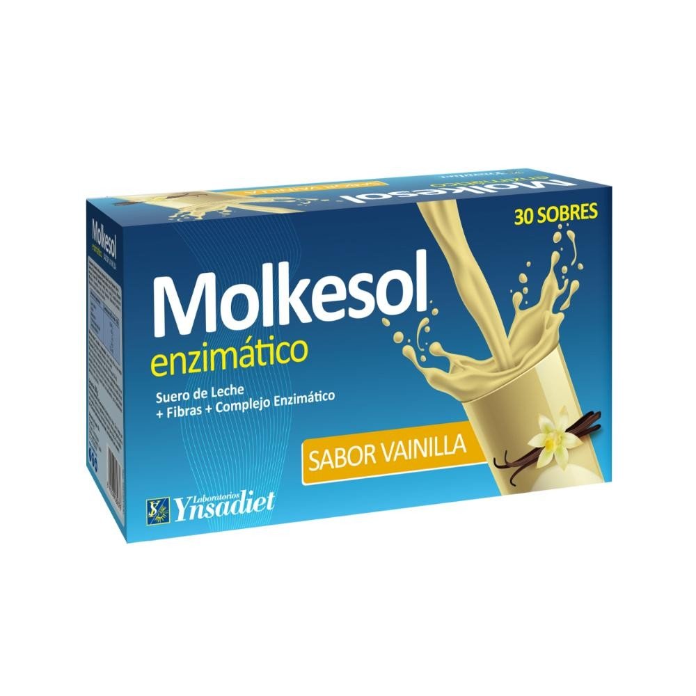 Ynsadiet Molkesol Enzimático Sabor Vainilla 30 Sobres-1