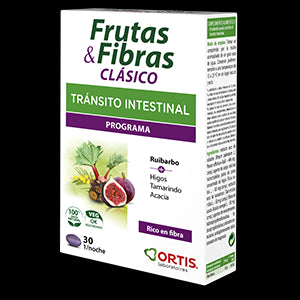 Ortis Frutas y Fibra Clásico 30 Comprimidos-1