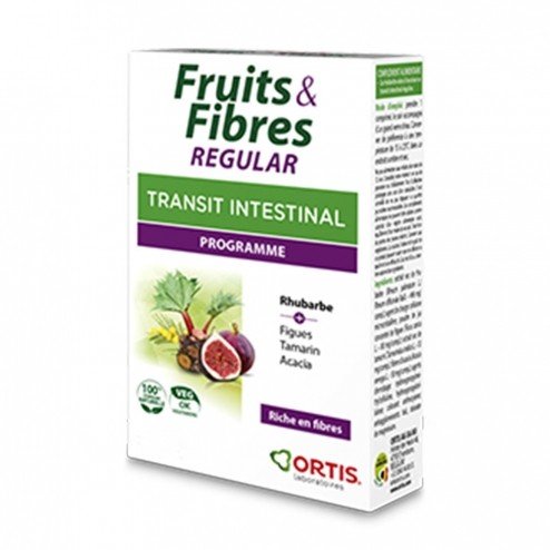 Ortis Frutas y Fibra Clásico 15 Comprimidos-1