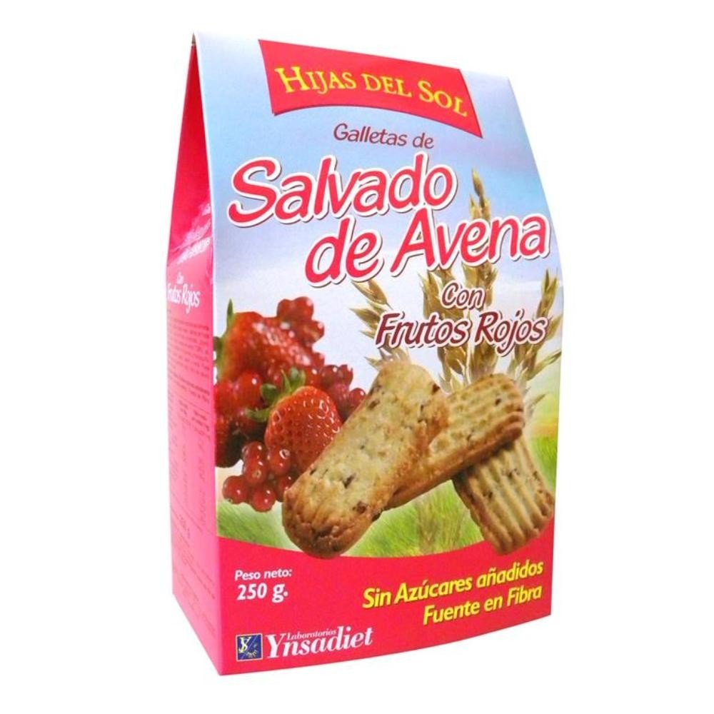 Hijas Del Sol Galletas de Salvado Avena con Frutos Rojos 250 g-1