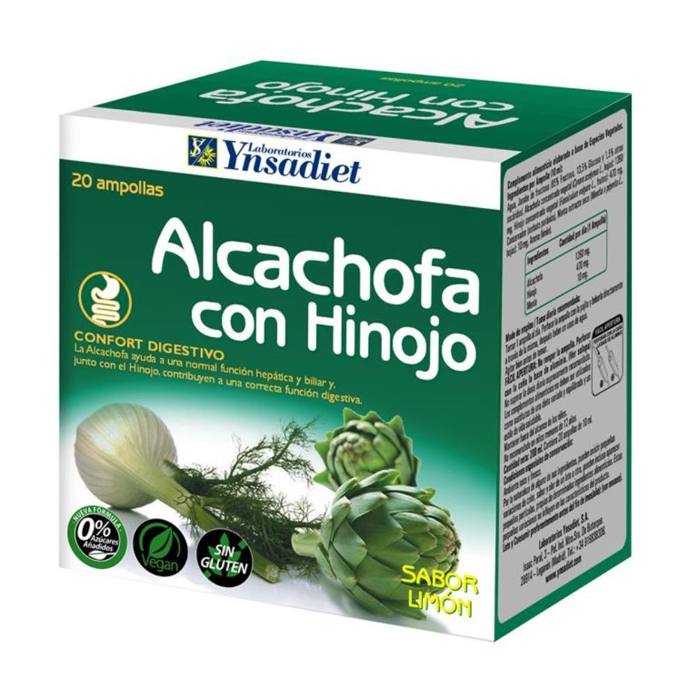 Ynsadiet Alcachofa + Hinojo 20 Ampollas-1