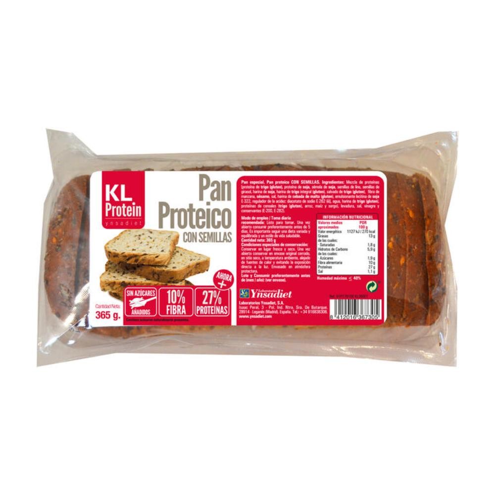 Ynsadiet Pan Proteico con Semillas KL Protein 365g-1