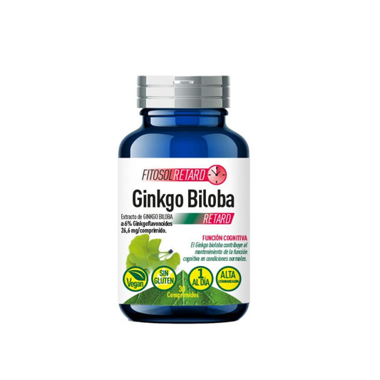 Fitosol Retard Ginkgo Biloba 30 Comprimidos-1