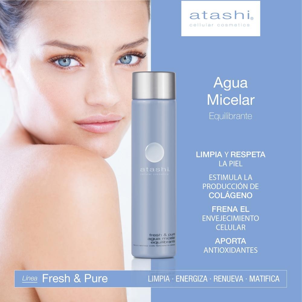 ATASHI Fresh & Pure Agua Micelar Equilibrante 150 ml-3