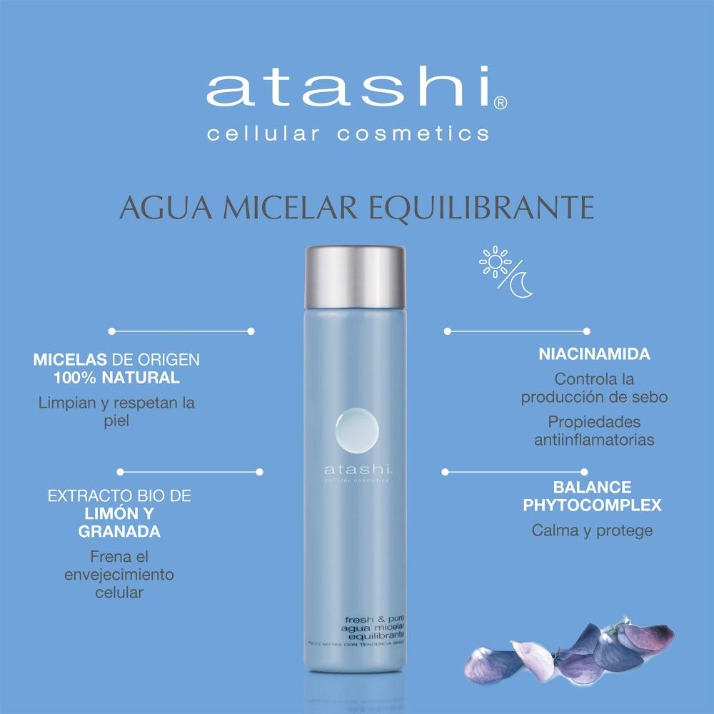 ATASHI Fresh & Pure Agua Micelar Equilibrante 150 ml-4