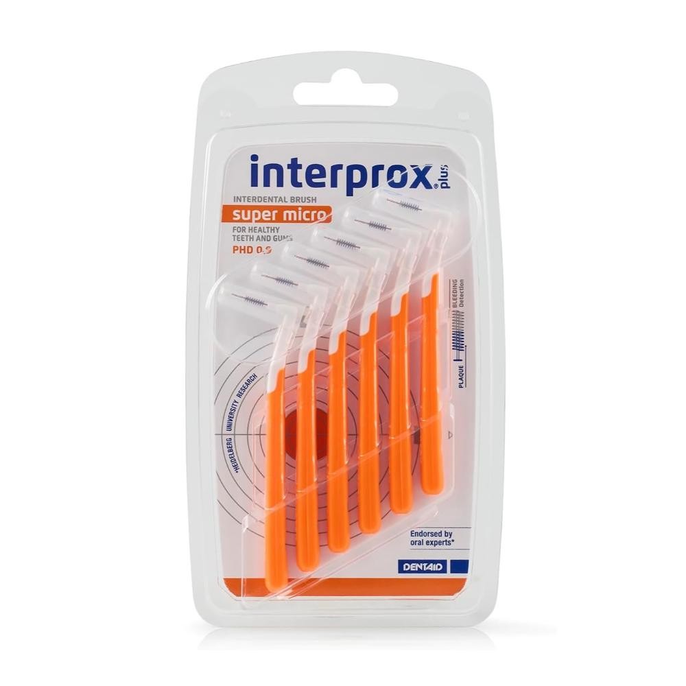 INTERPROX PLUS Cepillo Interproximal Super Micro 0.9 x6-1