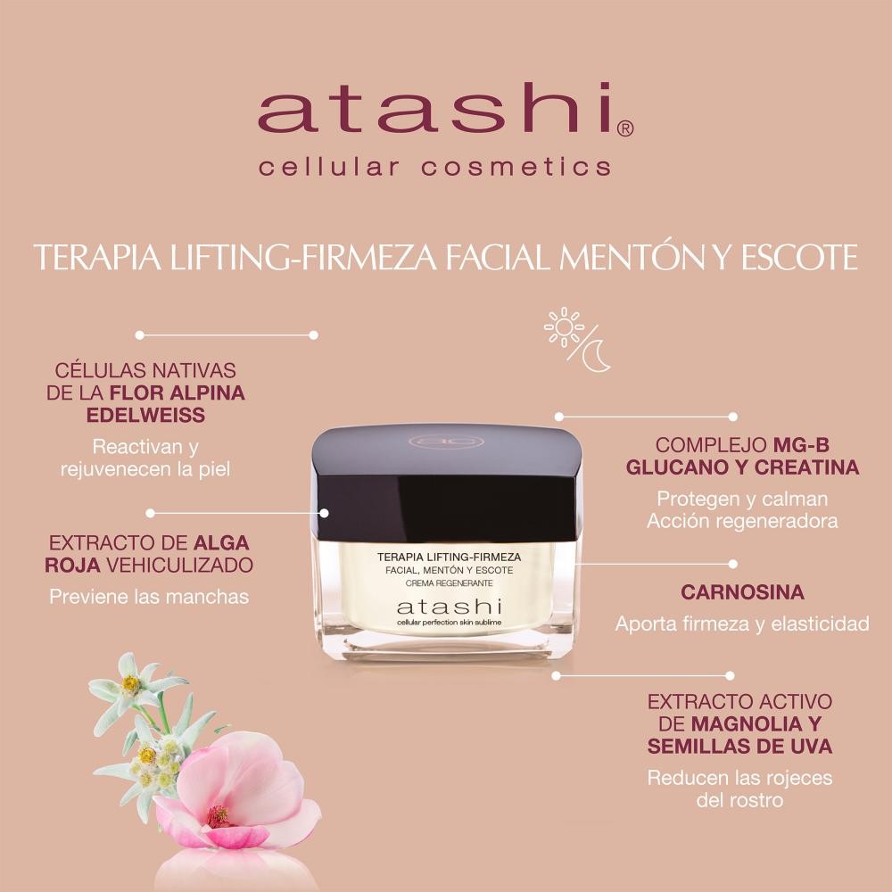 ATASHI Cofre Terapia Crema Hidratación Intensa 50 ml + Crema Lifting-Firmeza 50 ml-4