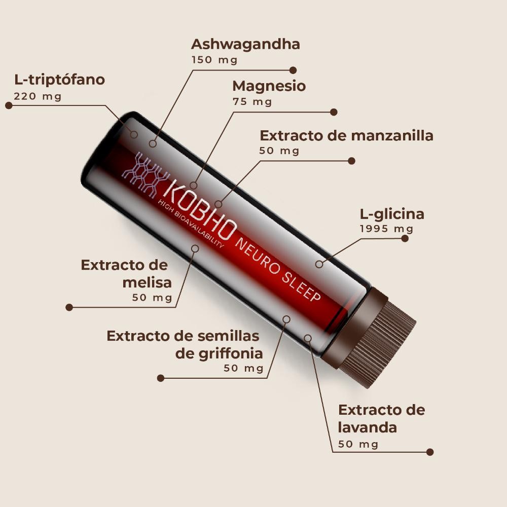 Kobho Labs Neuro Sleep 28 Viales + 28 Cápsulas-4
