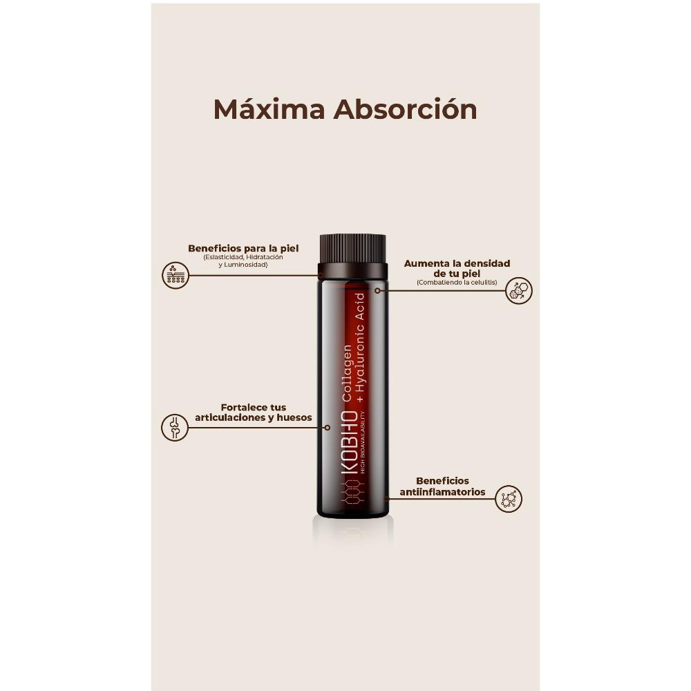 Kobho Labs Colágeno + Ácido Hialurónico 20 Viales-7