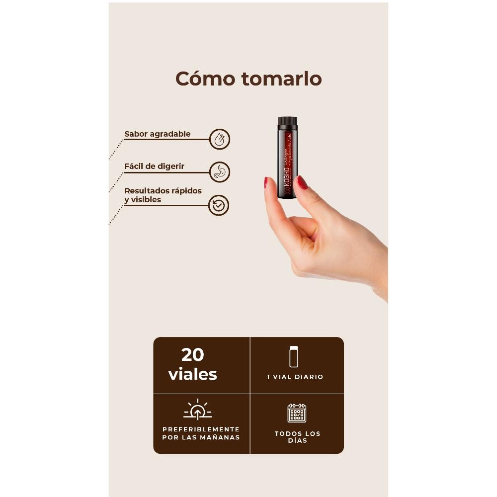 Kobho Labs Colágeno + Ácido Hialurónico 20 Viales-10