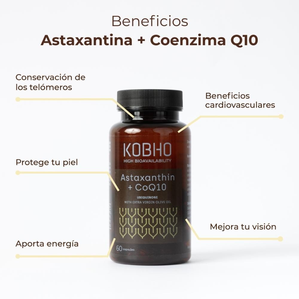 Kobho Labs Astaxantina + CoQ10 60 Cápsulas-15