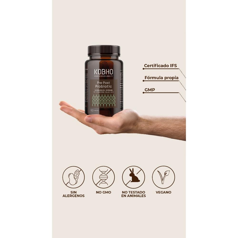 Kobho Labs Pre-Post Probiótico 60 Cápsulas-17