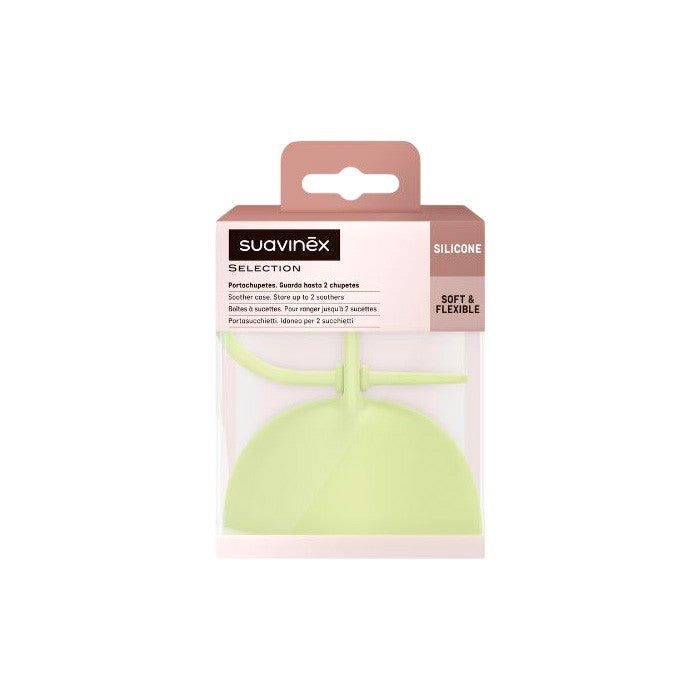 SUAVINEX Portachupetes de Silicona Verde 1 ud-2
