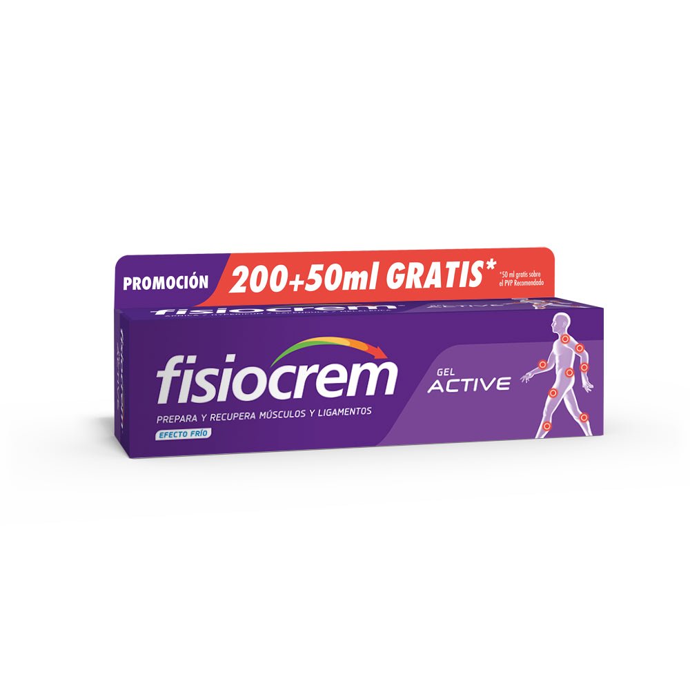 Fisiocrem Gel Active 200ml + 50ml GRATIS-1