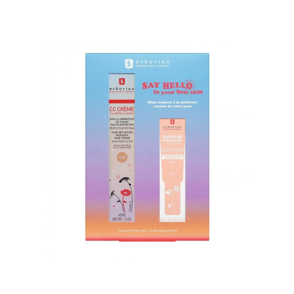 Erborian Kit CC Crème Clair 45 ml + Super BB Concealer Clair 10 ml-1