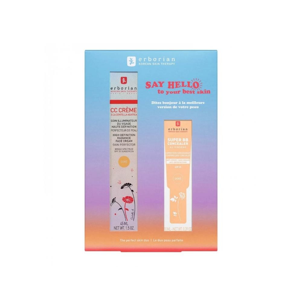 Erborian Kit CC Crème Dore 45 ml + Super BB Concealer Dore 10 ml-1