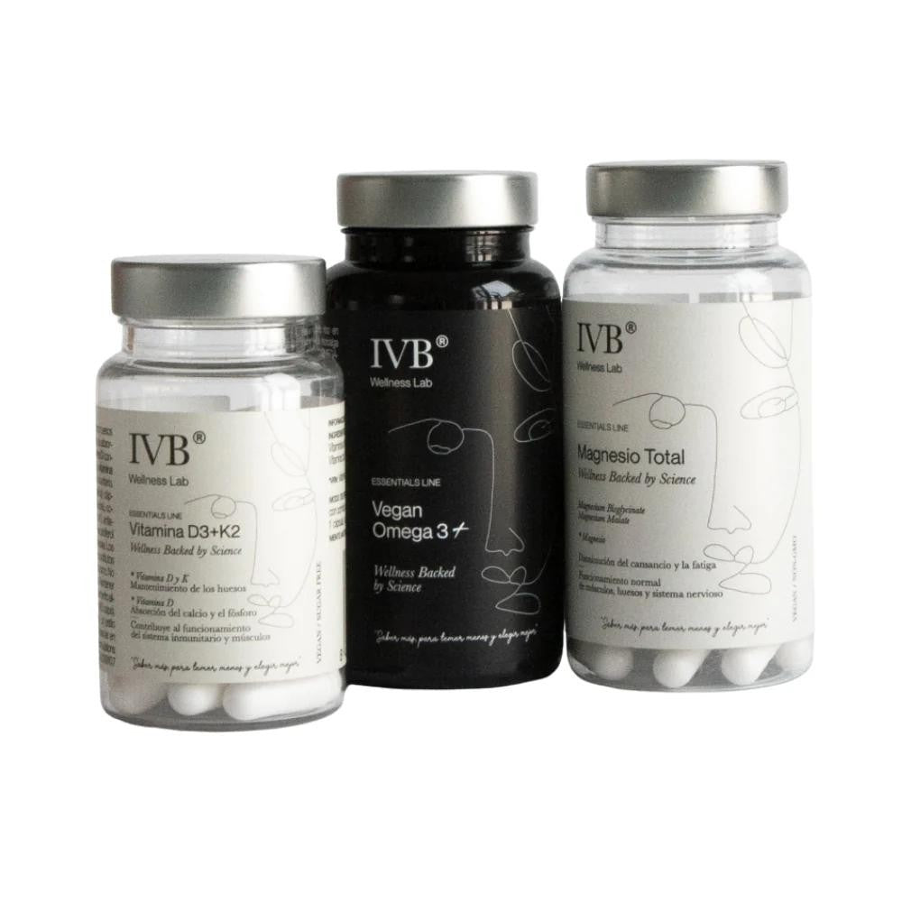 IVB Pack Magnesio Total 60 Cápsulas + Vegan Omega 3+ 60 Cápsulas + Vitamina D3+K2 60 Cápsulas-2