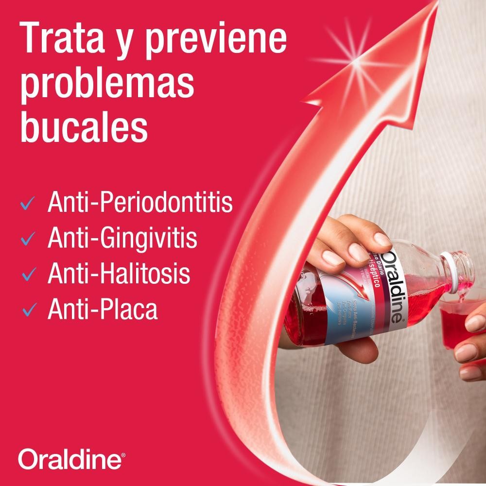 ORALDINE Antiséptico Colutorio Bucal 400ml-2