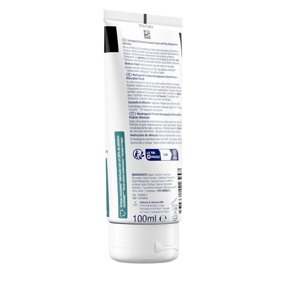 NEUTROGENA Crema Pies Absorción Inmediata 100ml-9
